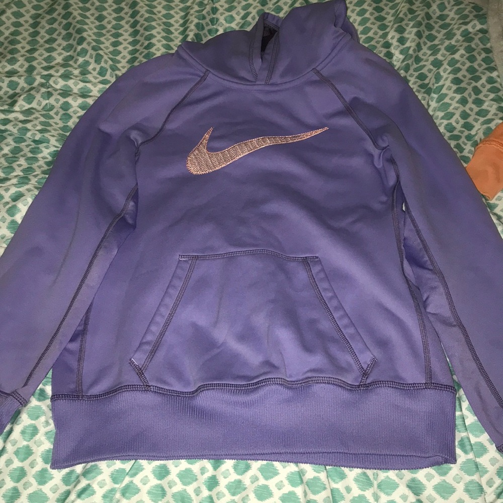 Purple Nike hoodie